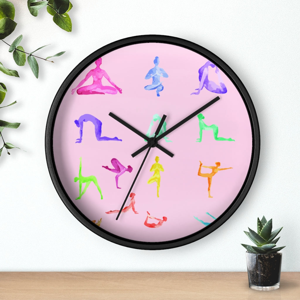 Yoga Sanctuary Wall clock