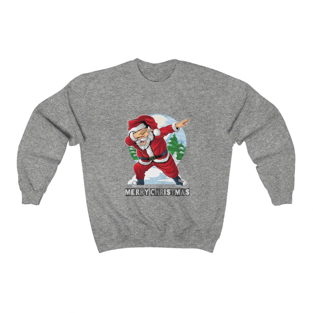 Mens Dabbing Santa Crewneck Sweatshirt