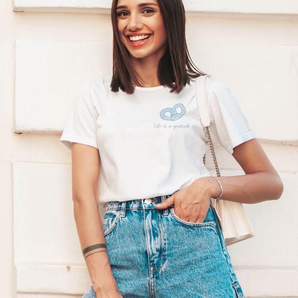 Womens Life is a Pretzel T-Shirt