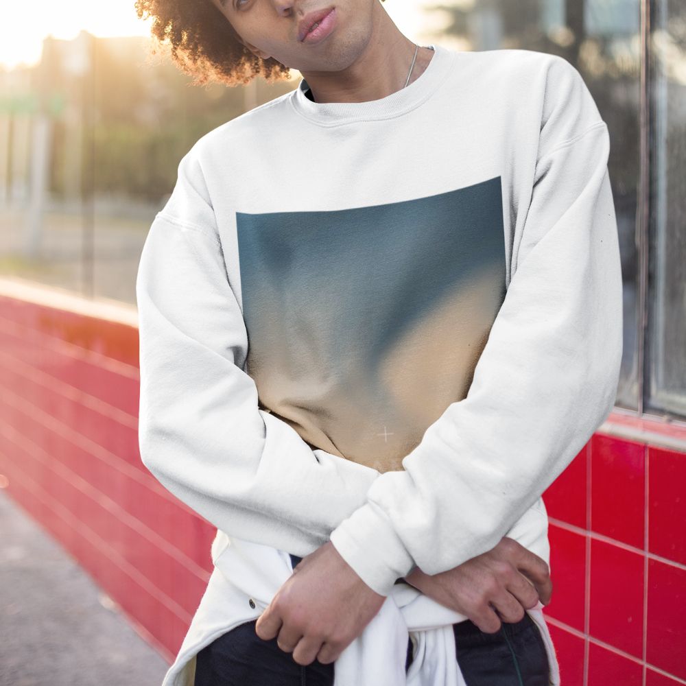 Mens Gradient Swirl Sweatshirt