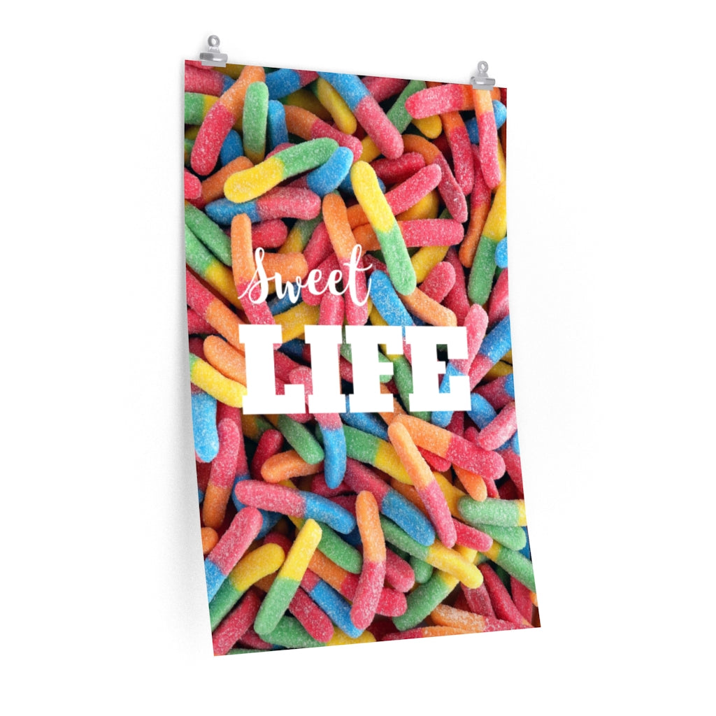 Sweet Life Gummy Candy Poster