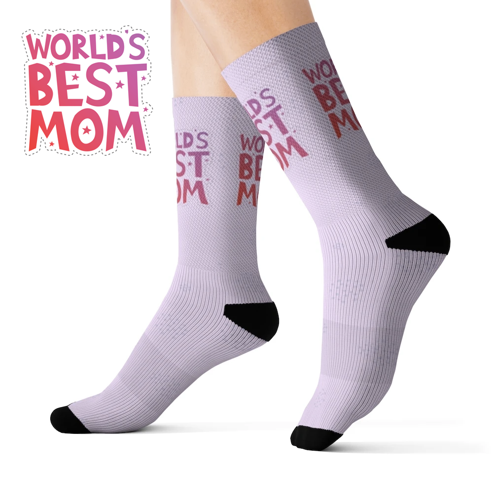World's Best Mom Novelty Socks