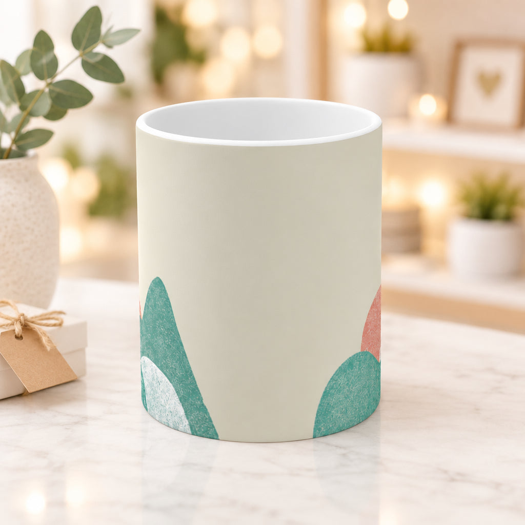 Abstract Landscape Coffee Tea Mug