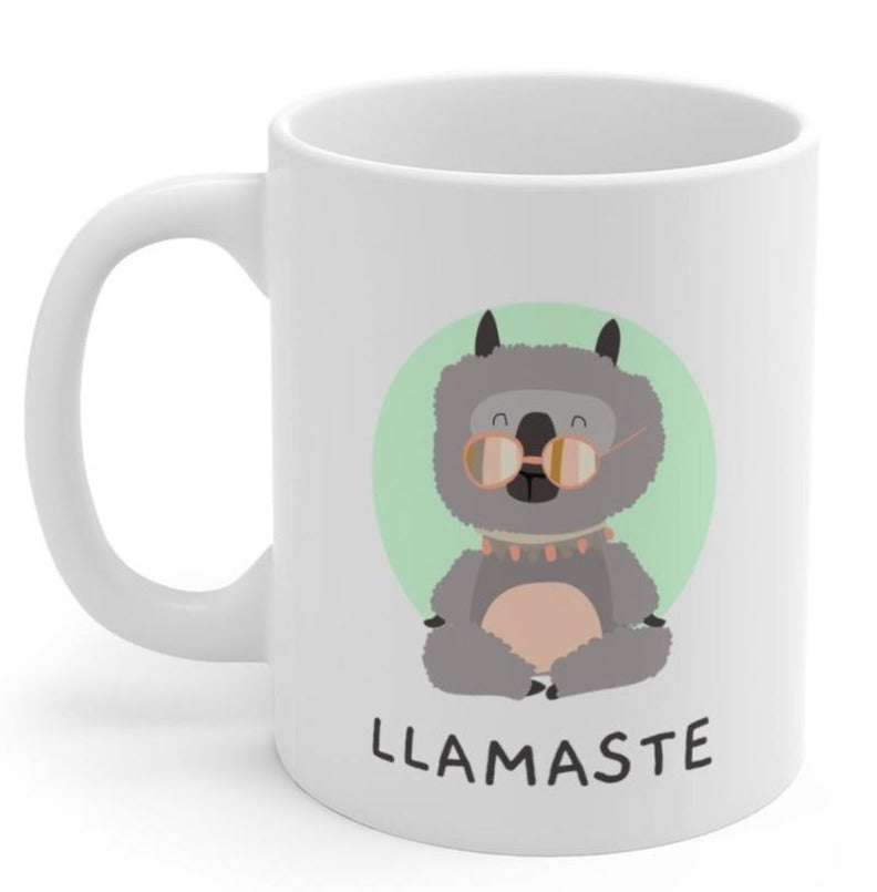 LLAMASTE Yoga Mug
