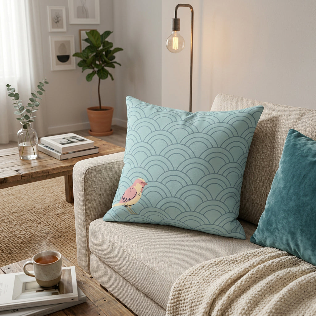 Bird In The Clouds Cushion Home Decoration Accents - 4 Sizes