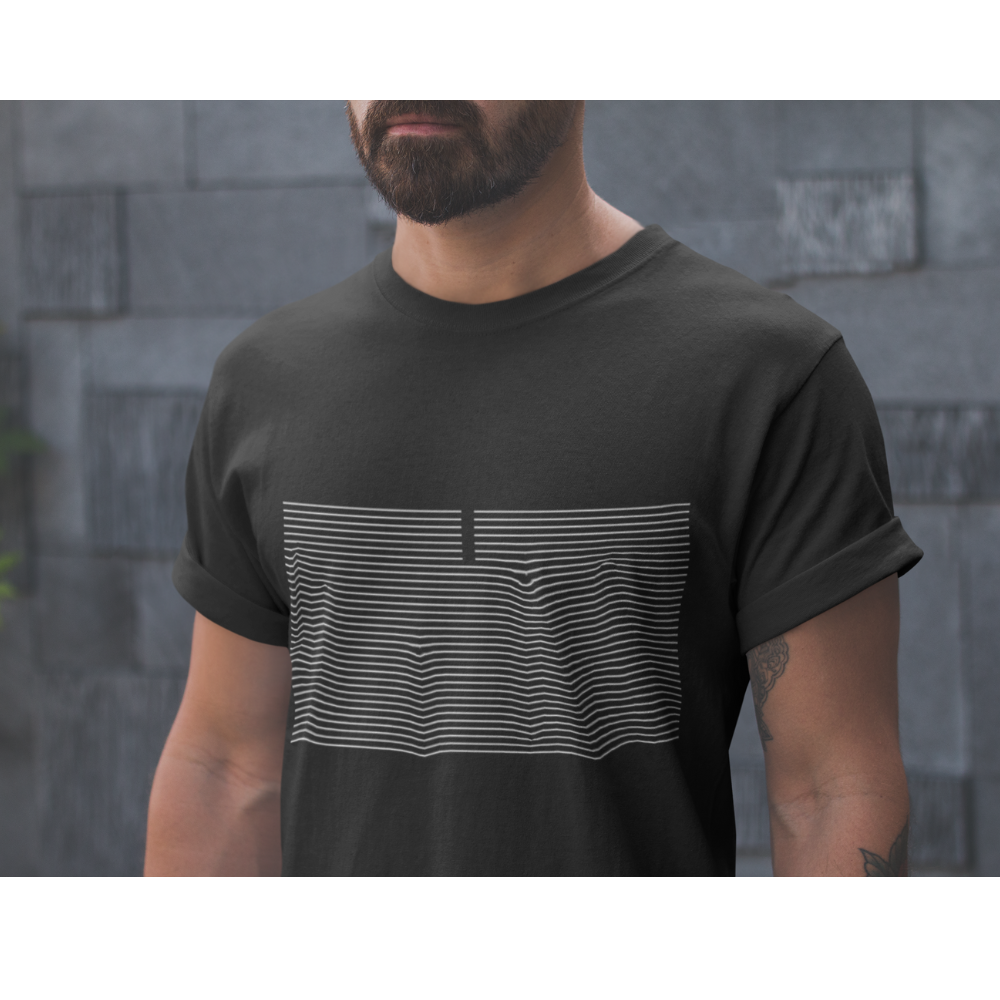 Mens T-Shirt with Horizontal Lines