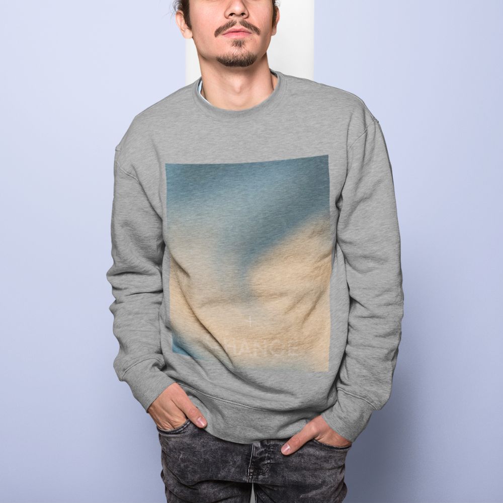 Mens Gradient Swirl Sweatshirt