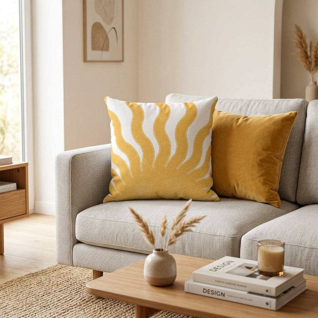Abstract Sun Cushion Home Decoration Accents - 4 Sizes