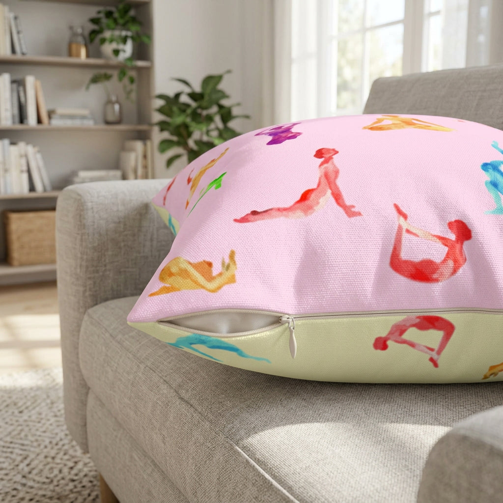 Yoga Sanctuary Square Pillow - 4 Sizes