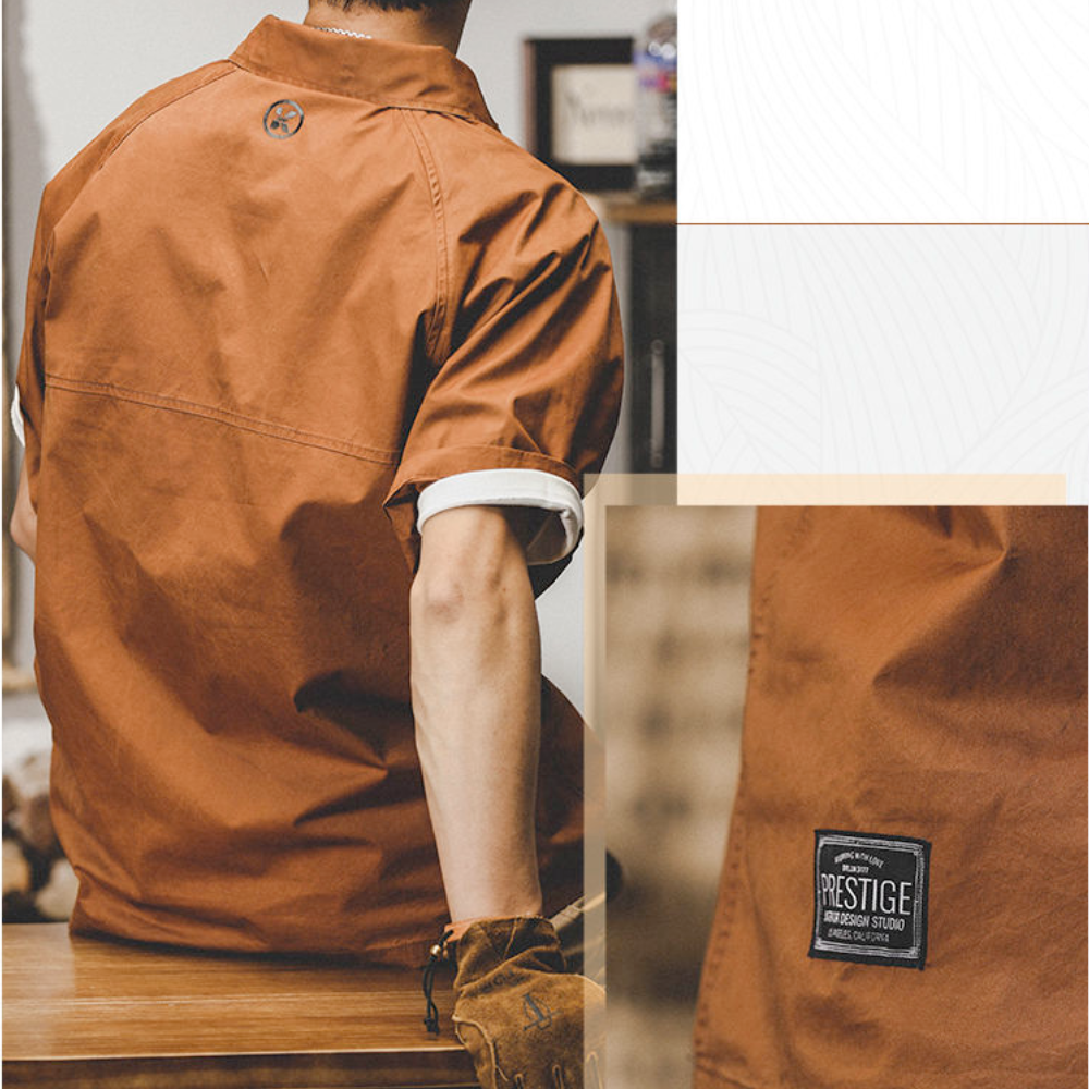 Men's Short Sleeve Popover Shirt