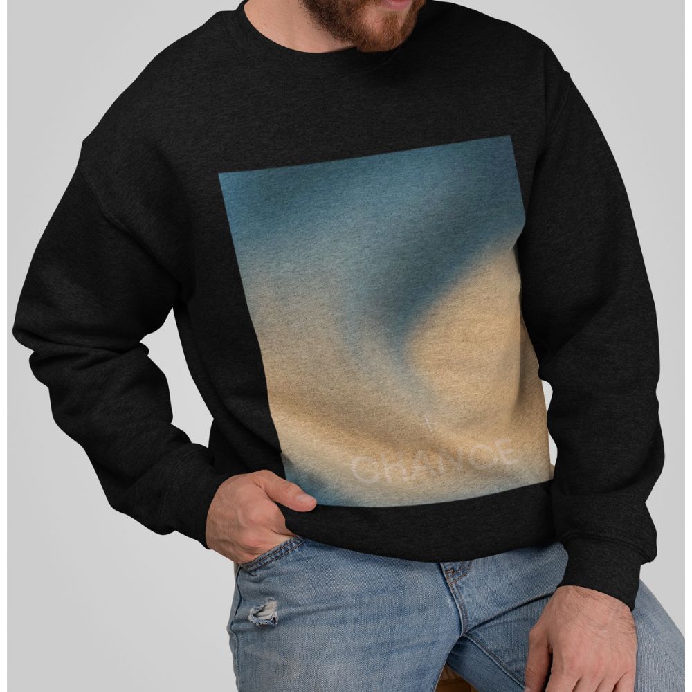 Mens Gradient Swirl Sweatshirt