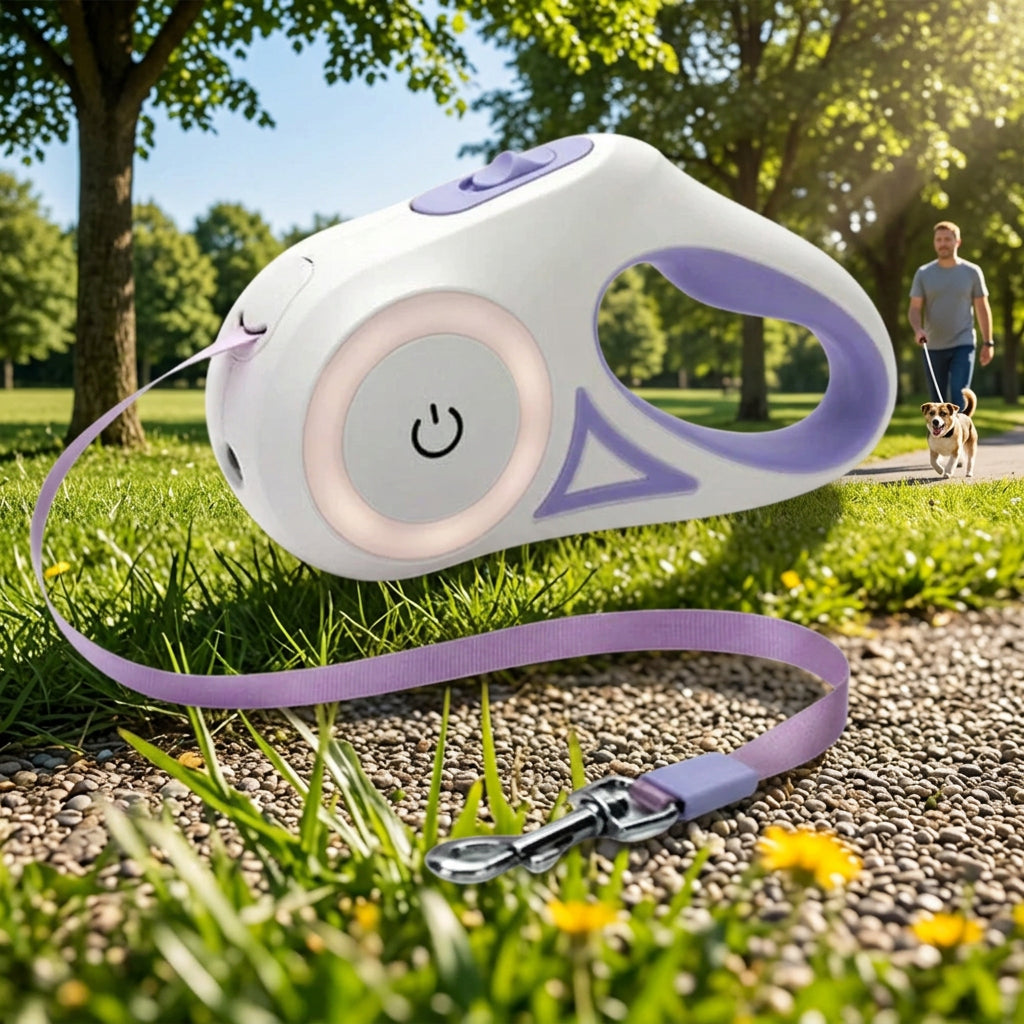 Automatic Retractable Lighting Dog Leash