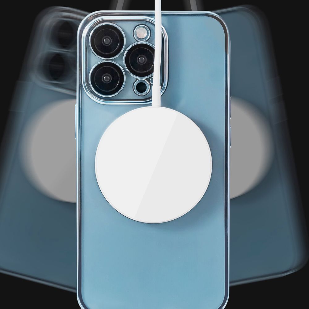 Framed Clear iPhone Case for Wireless Charging