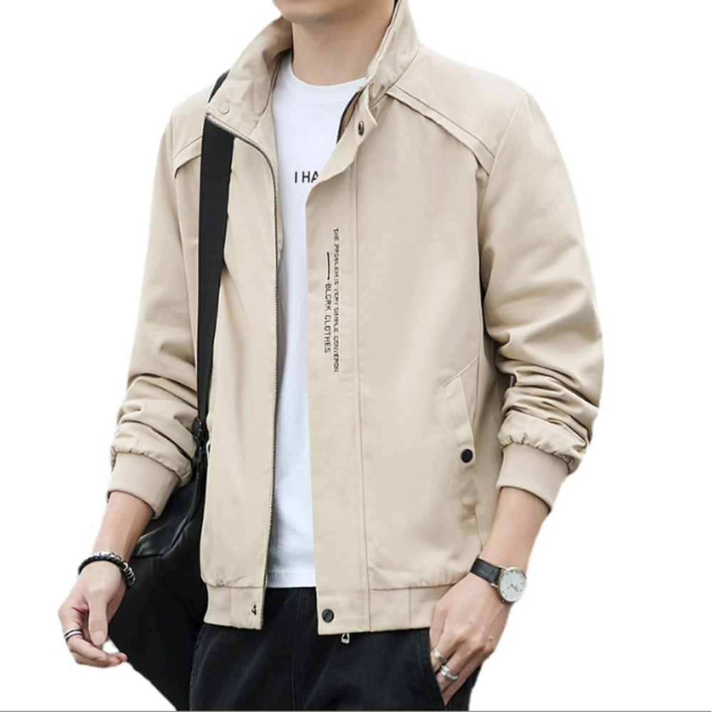 Mens High Collar Short Jacket