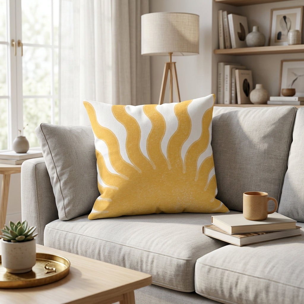 Abstract Sun Cushion Home Decoration Accents - 4 Sizes