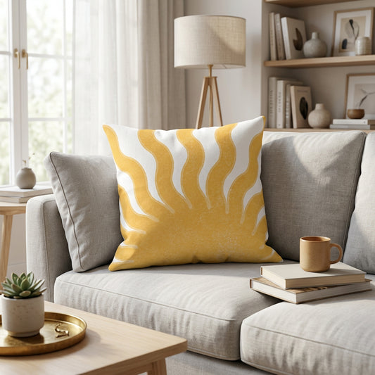 Abstract Sun Cushion Home Decoration Accents - 4 Sizes