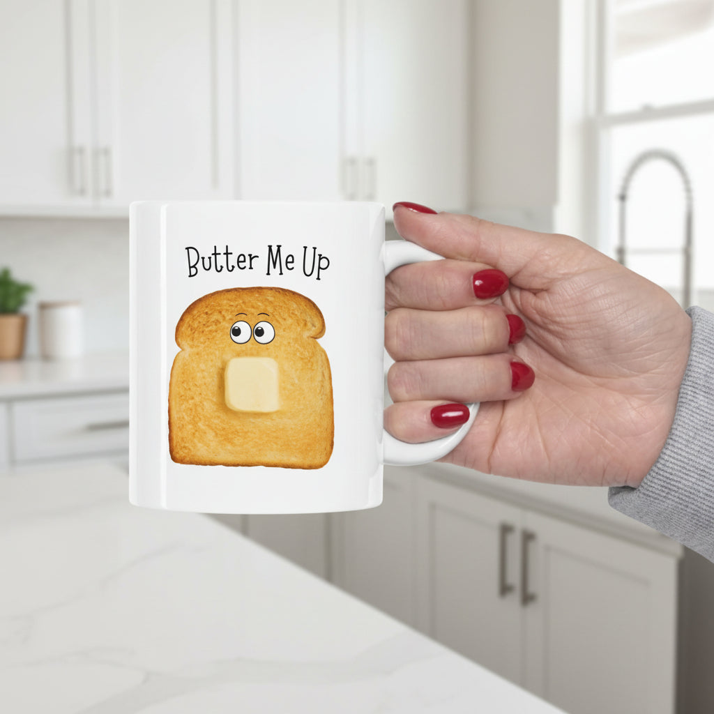 Butter Me Up Toast Novelty Mug