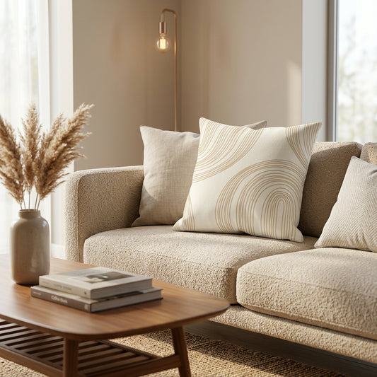 Abstract Circle Design Cushion Home Decoration Accents - 4 Sizes