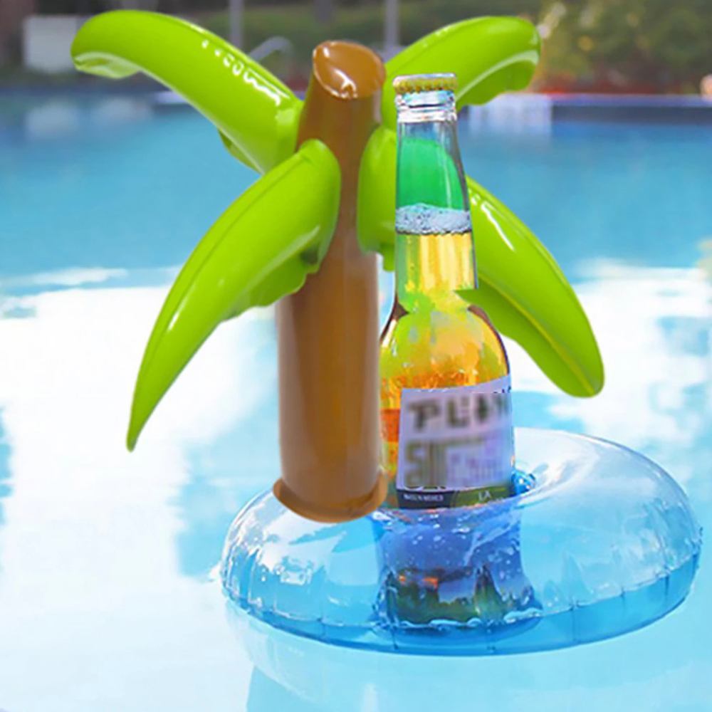 Inflatable Swimming Pool Palm Tree Drink Holder