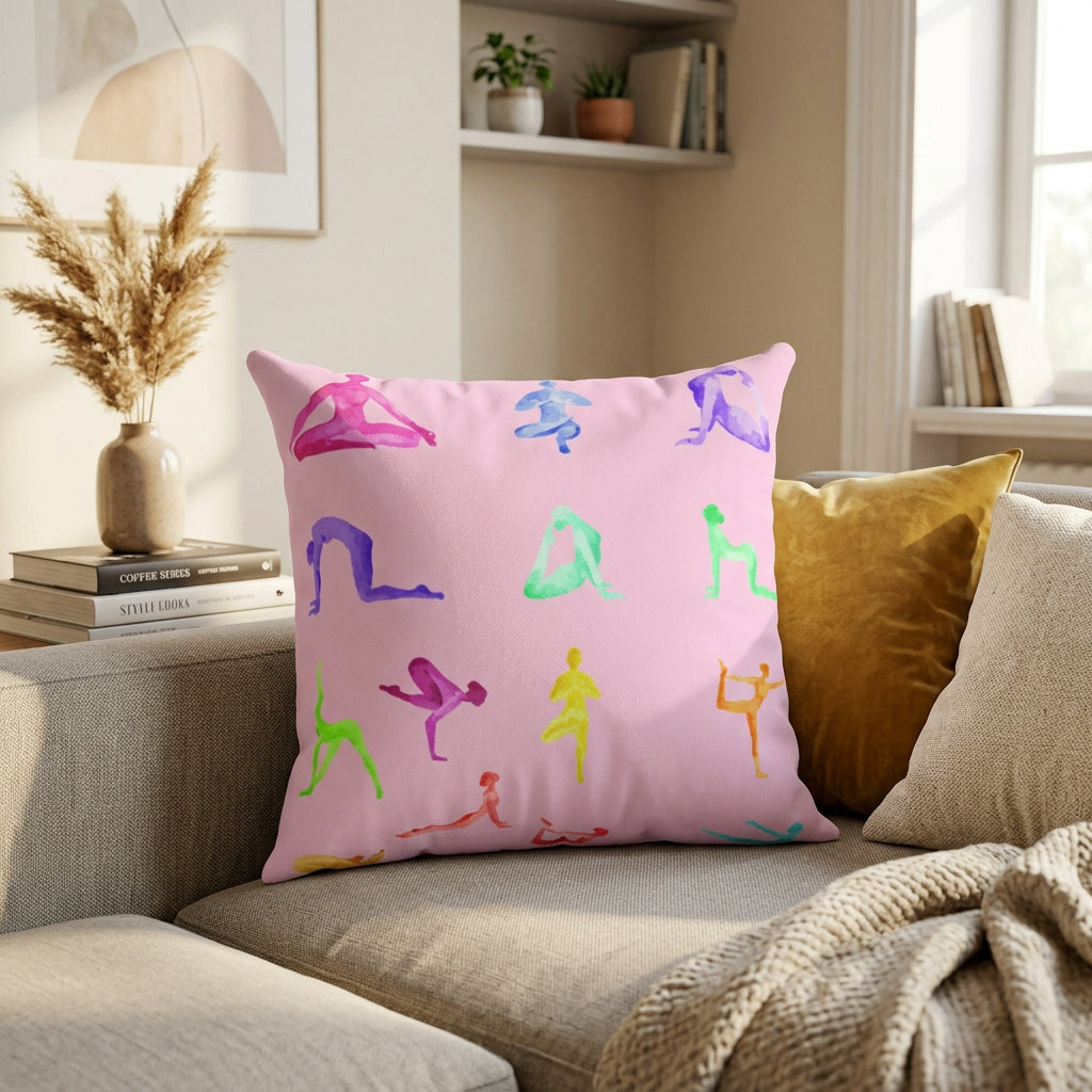 Yoga Sanctuary Square Pillow - 4 Sizes