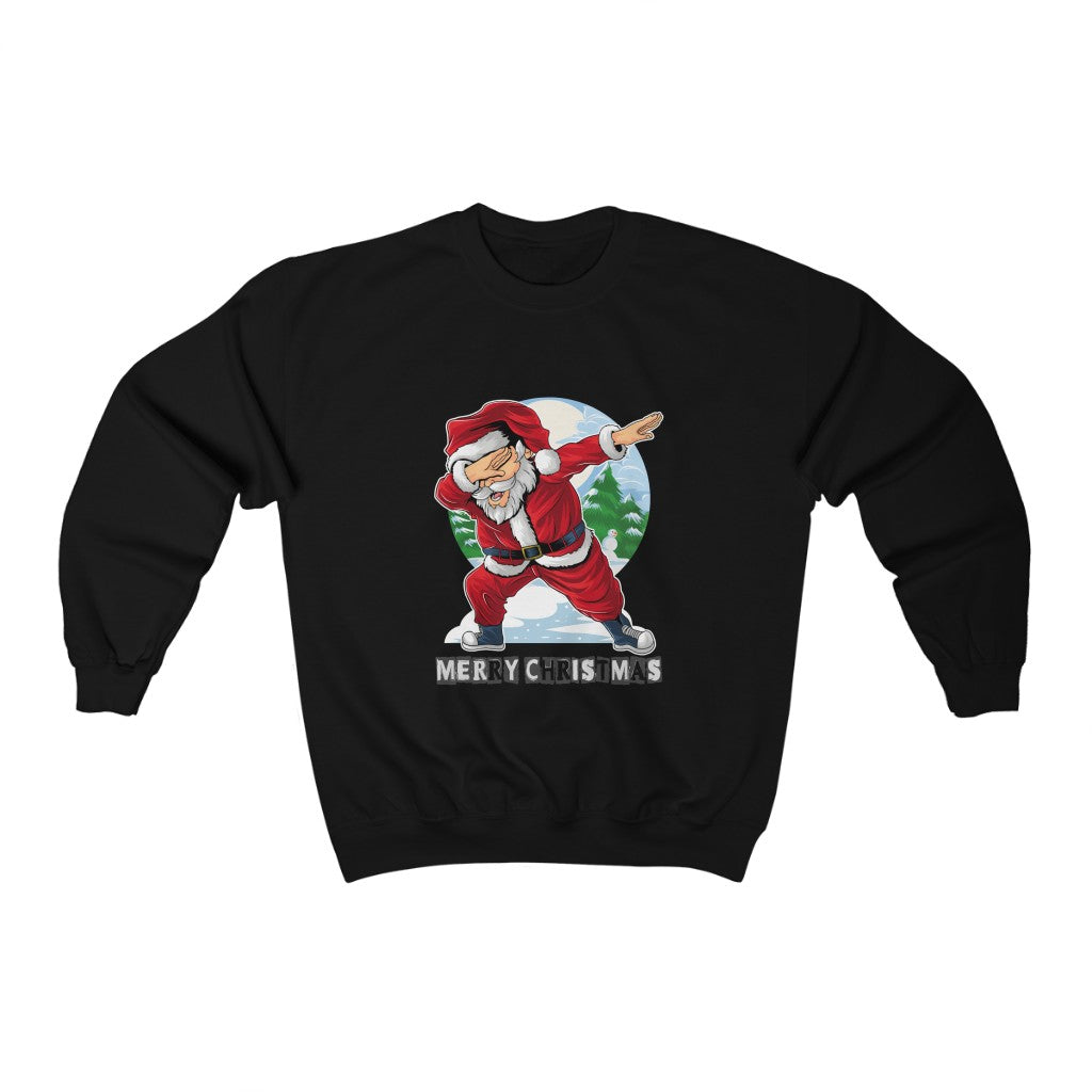 Mens Dabbing Santa Crewneck Sweatshirt