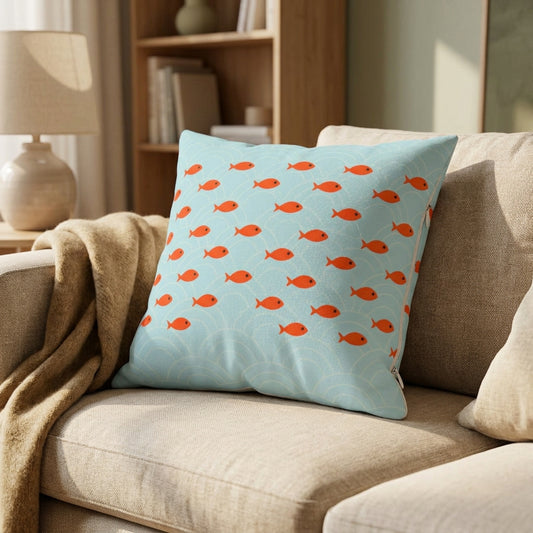 School of Fishes Cushion Home Decoration Accents - 4 Sizes