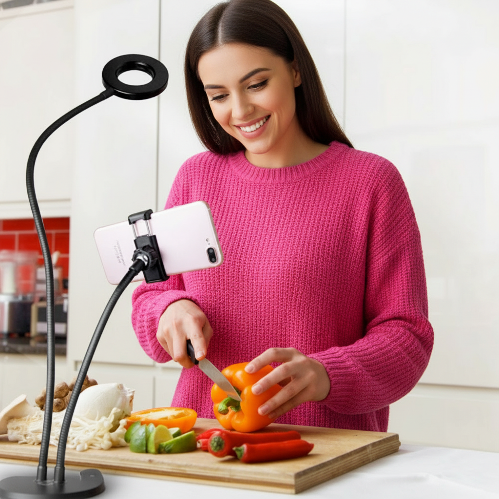 LED Ring Light With Adjustable Stand