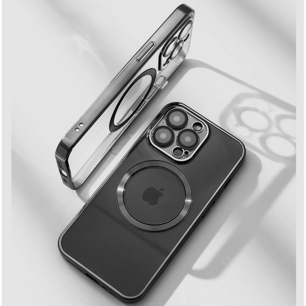 Framed Clear iPhone Case for Wireless Charging