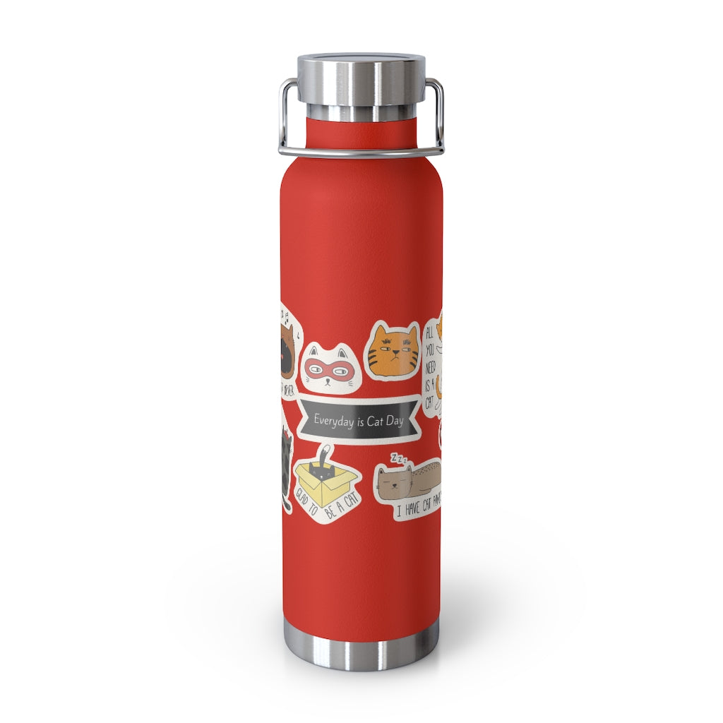 Everyday is Cat Day Thermos Bottle 22oz