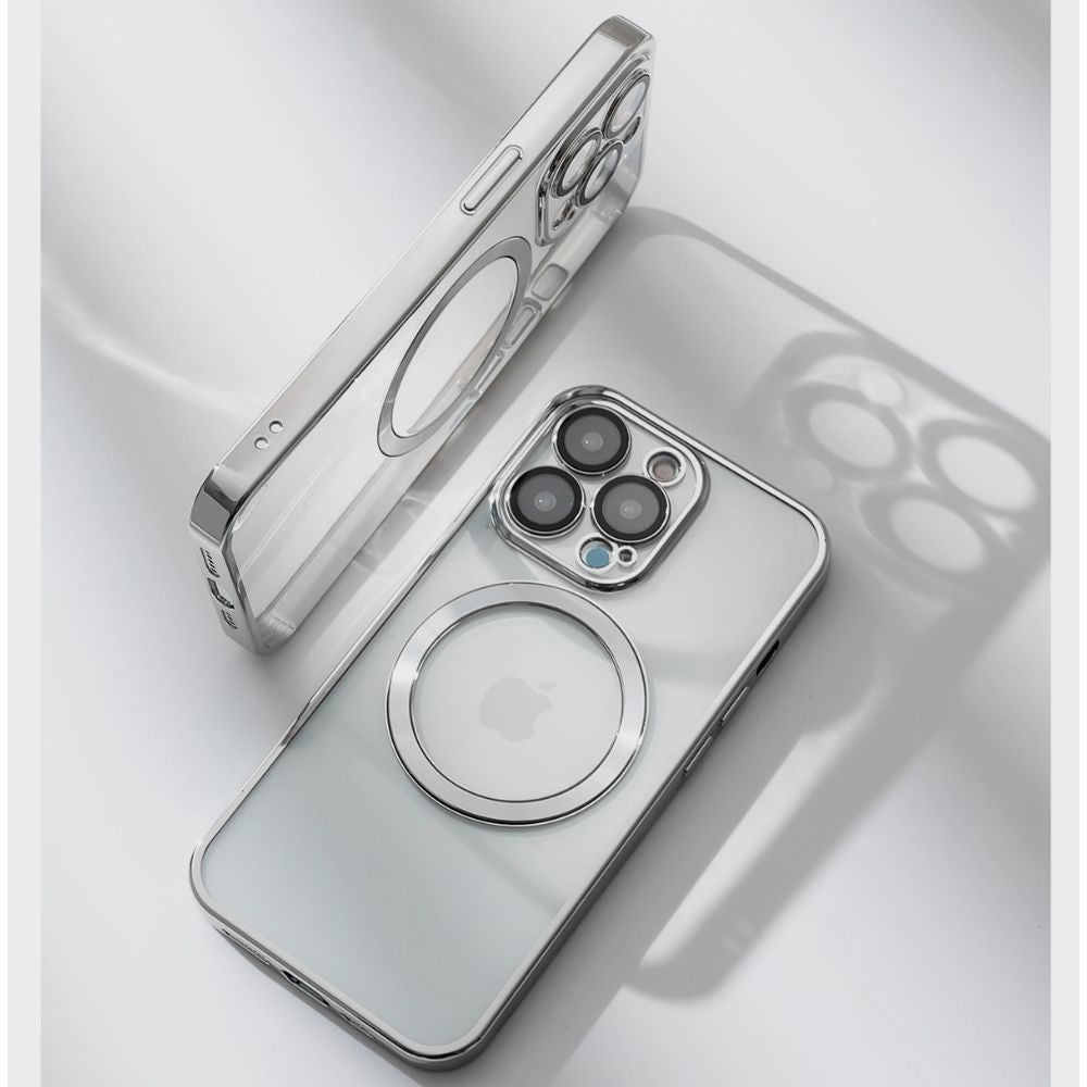 Framed Clear iPhone Case for Wireless Charging