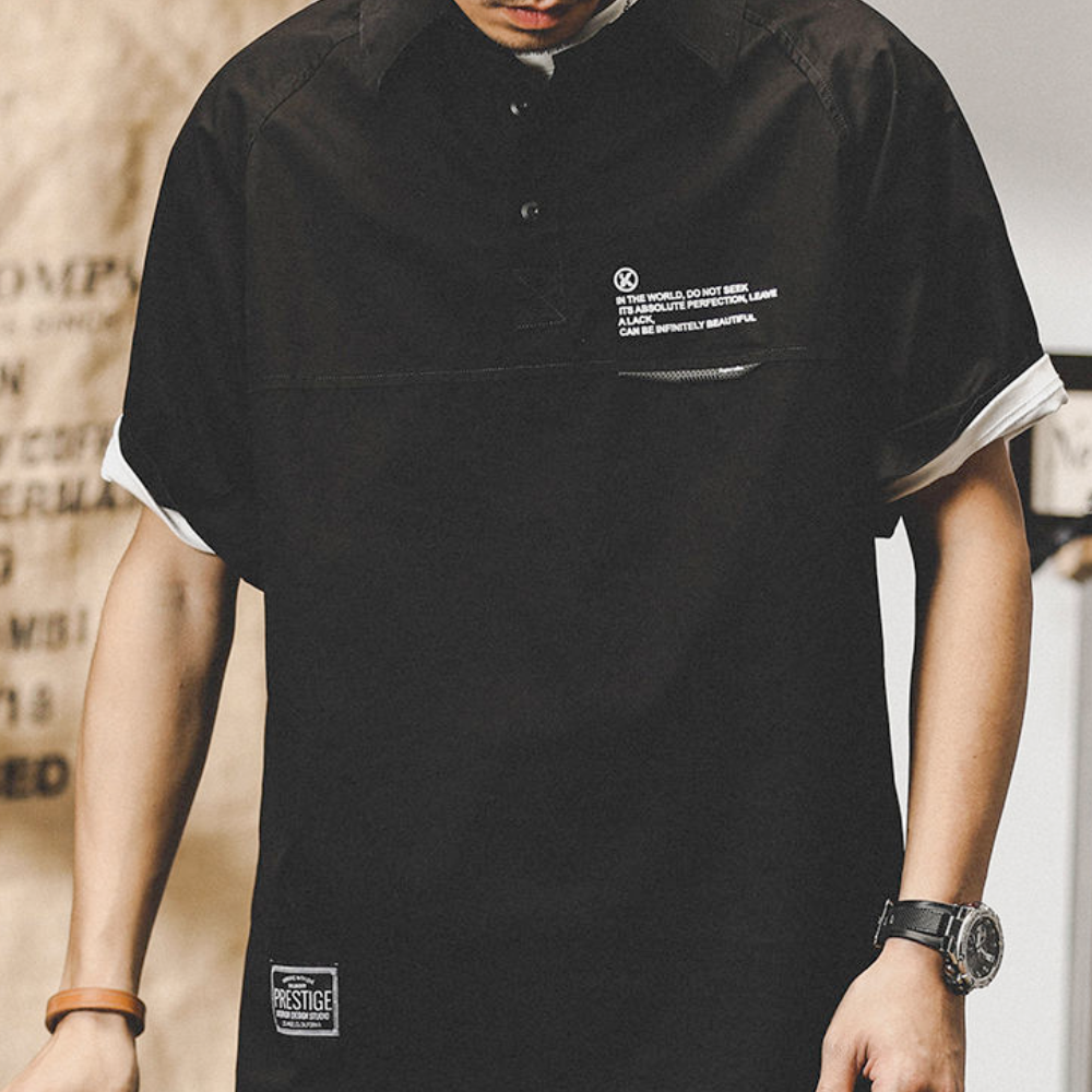 Men's Short Sleeve Popover Shirt
