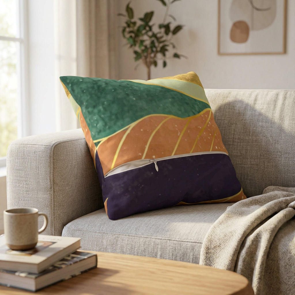 Tranquil Mountain Square Pillow - 4 Sizes