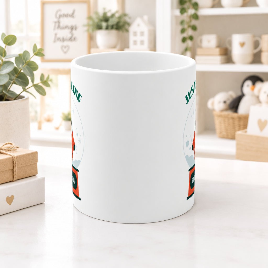 Just Chilling Cute Penguin Mug