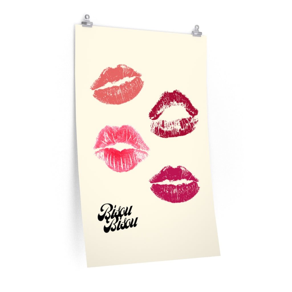 Bisou Bisou Kisses Poster