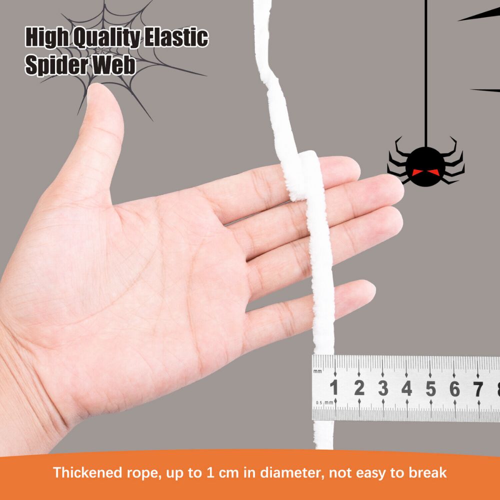 Large Light Up Cobweb Halloween Display Prop