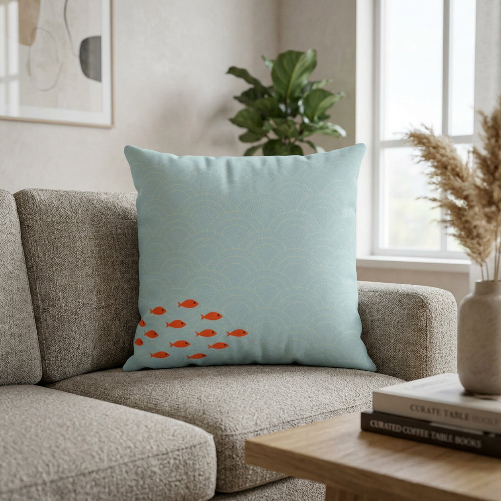 School of Fishes Cushion Home Decoration Accents - 4 Sizes