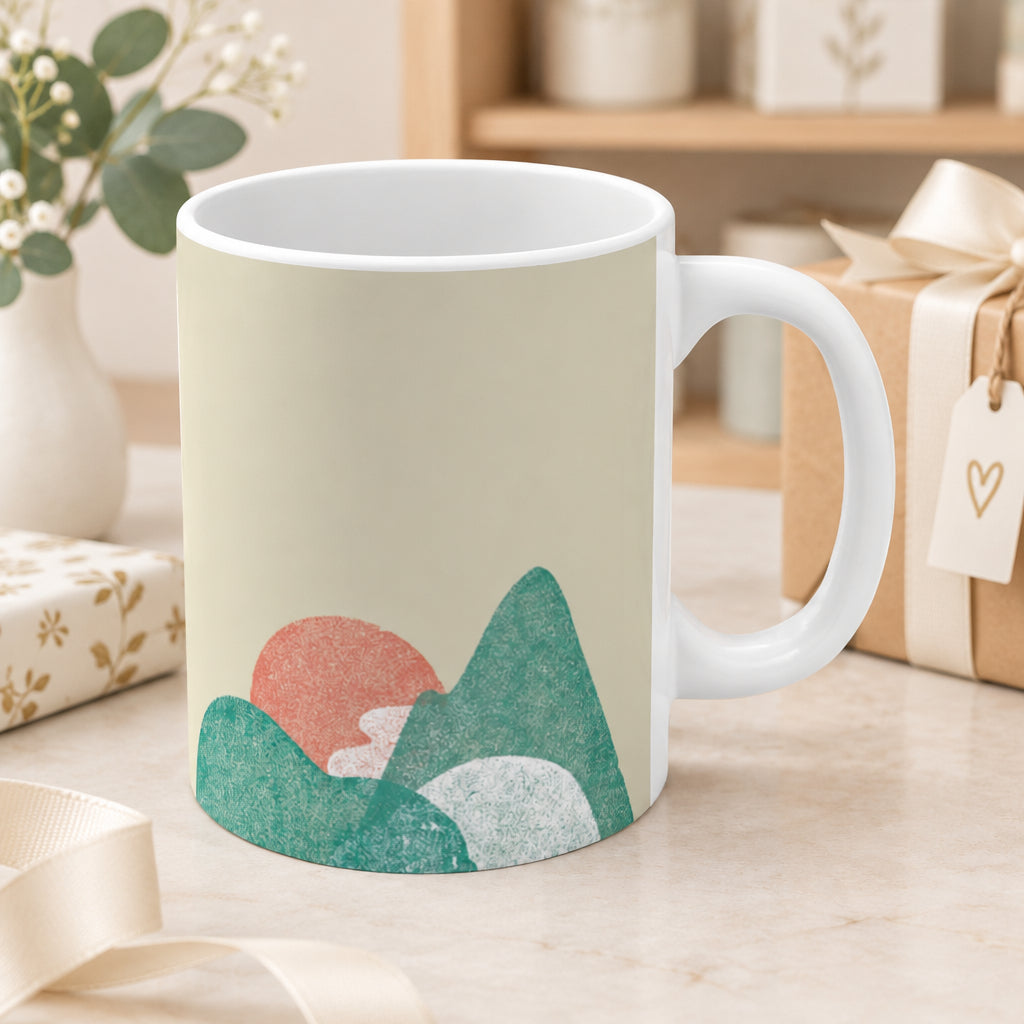 Abstract Landscape Coffee Tea Mug