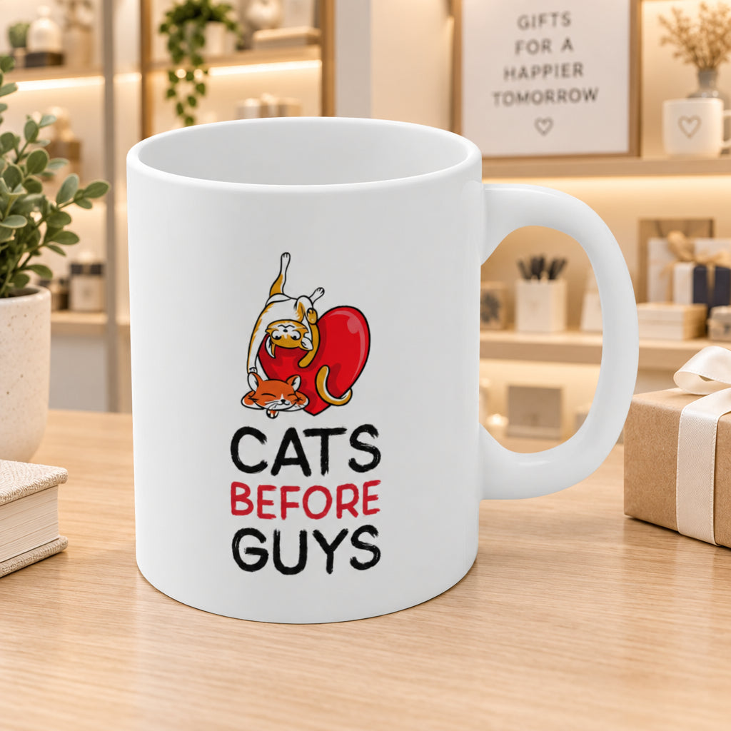 Cats Before Guys Mug