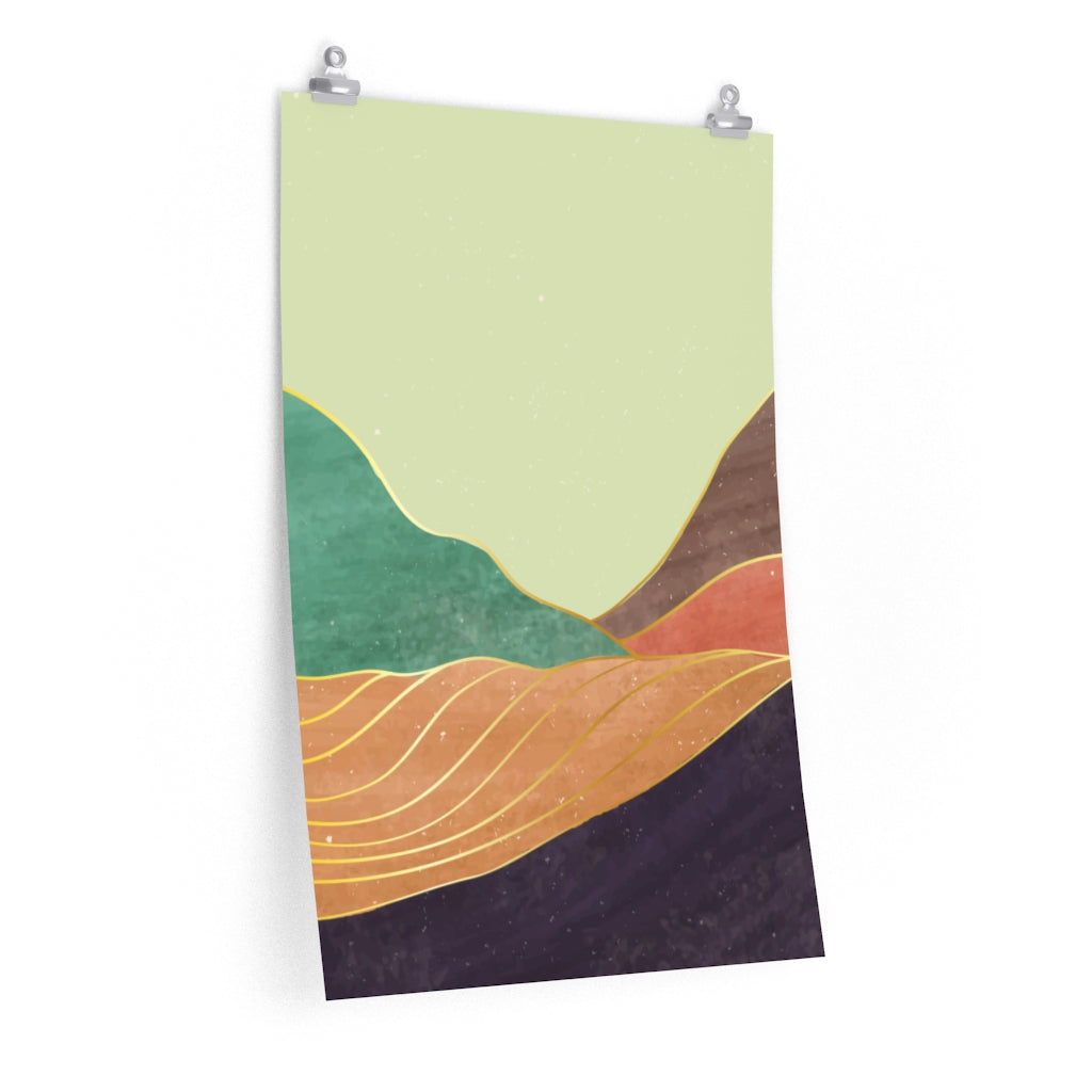 Tranquil Mountains Premium Matte vertical posters