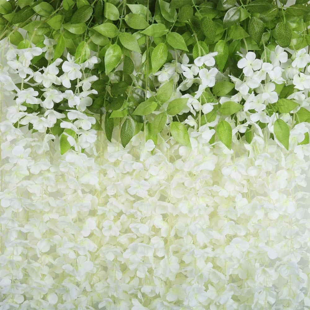 12 pieces Plastic Wisteria Flowers for Party Decor
