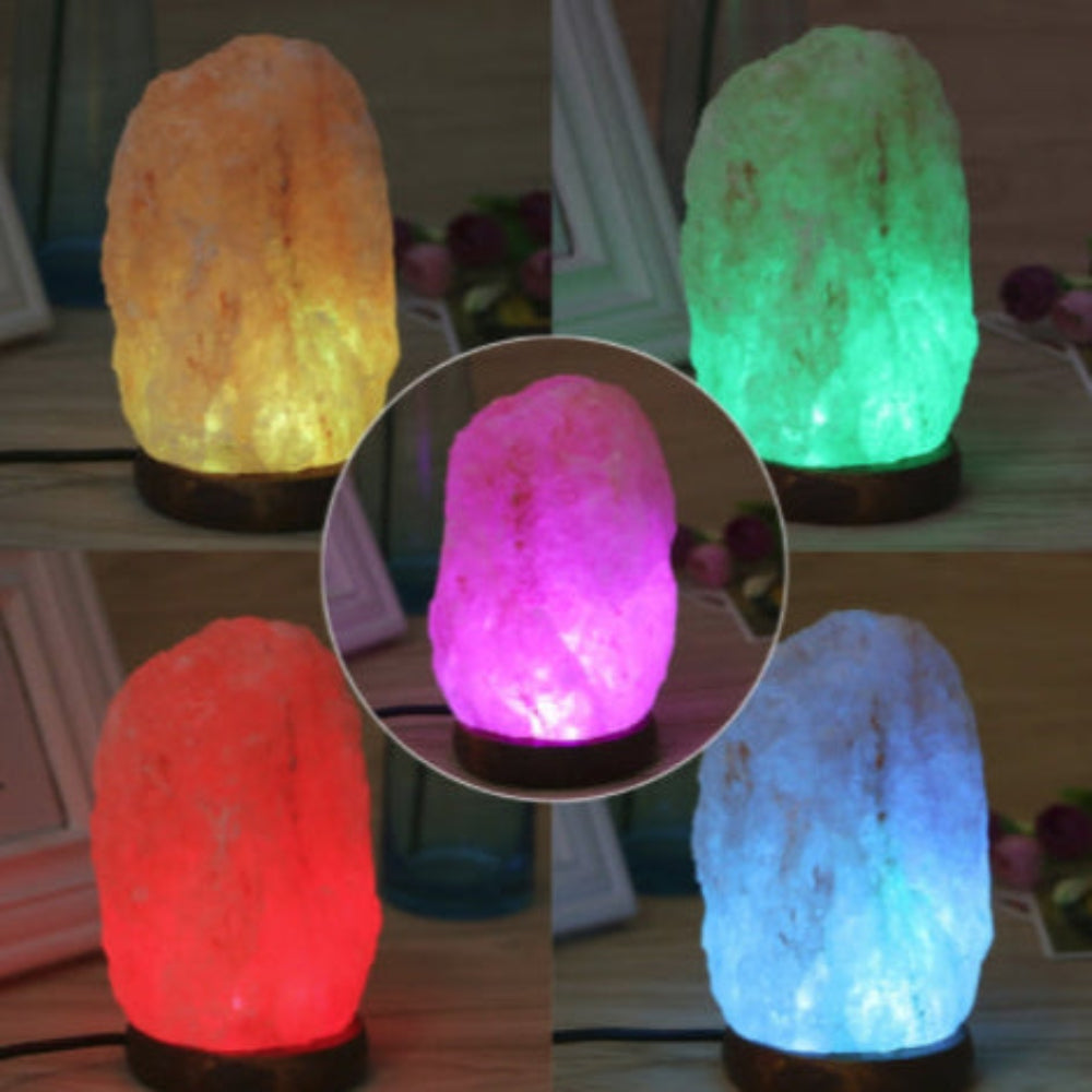 Natural Himalayan Salt Lamp Night Light USB