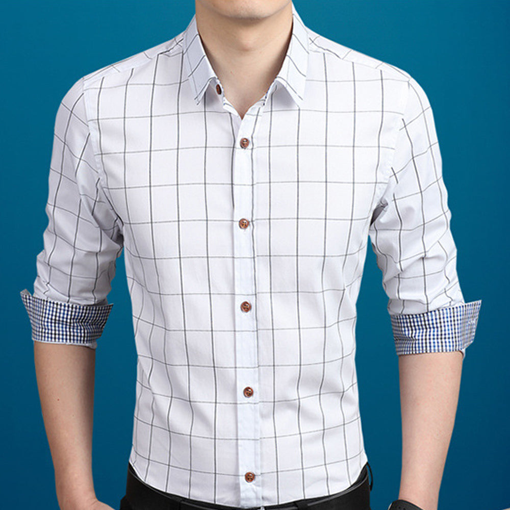 Mens Checkered Button Down Shirt In Red
