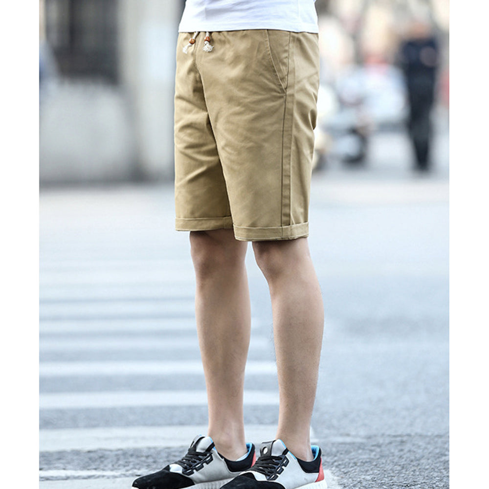 Mens Drawstring Casual Shorts