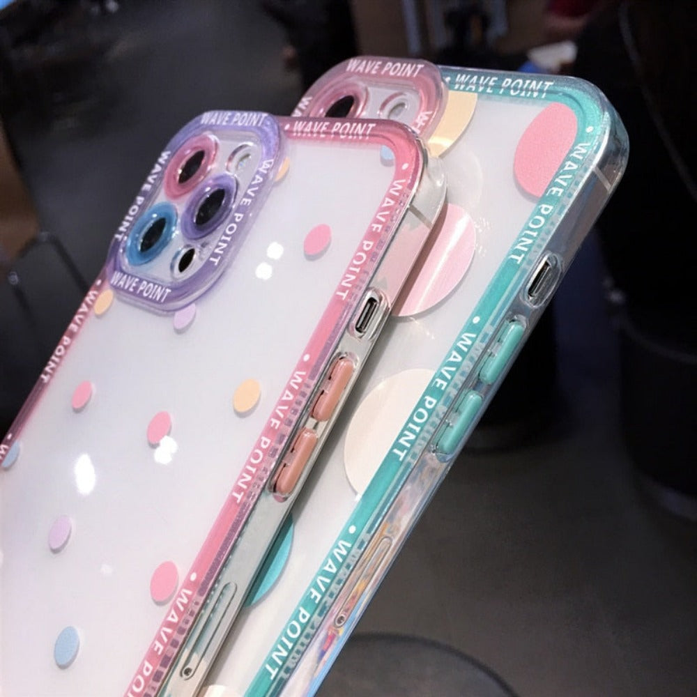 Heart Theme Clear Case for iPhone