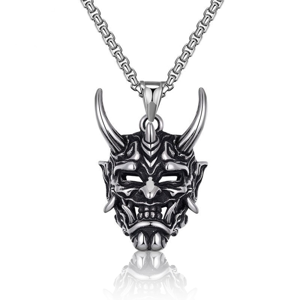 Buy 1 Get 2 Free | Japanese Ghost Skull Mask Necklace
