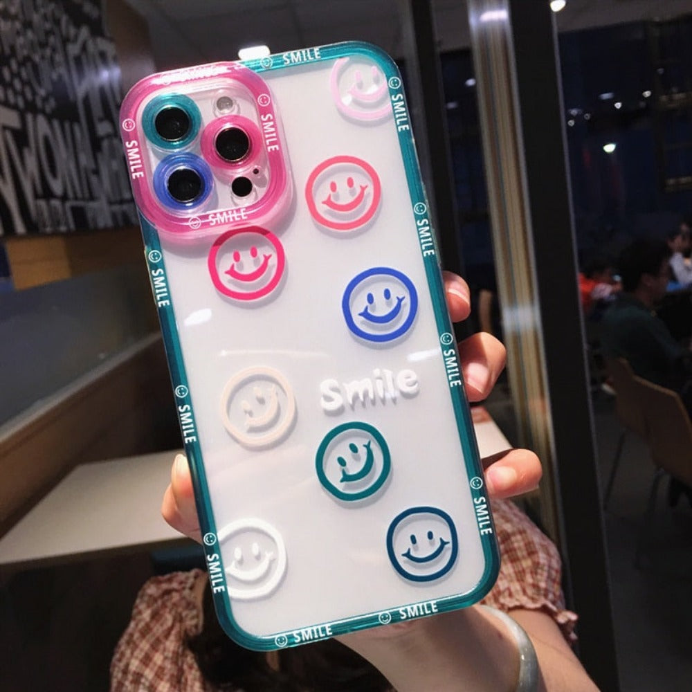 Smiley Face Clear Case for iPhone
