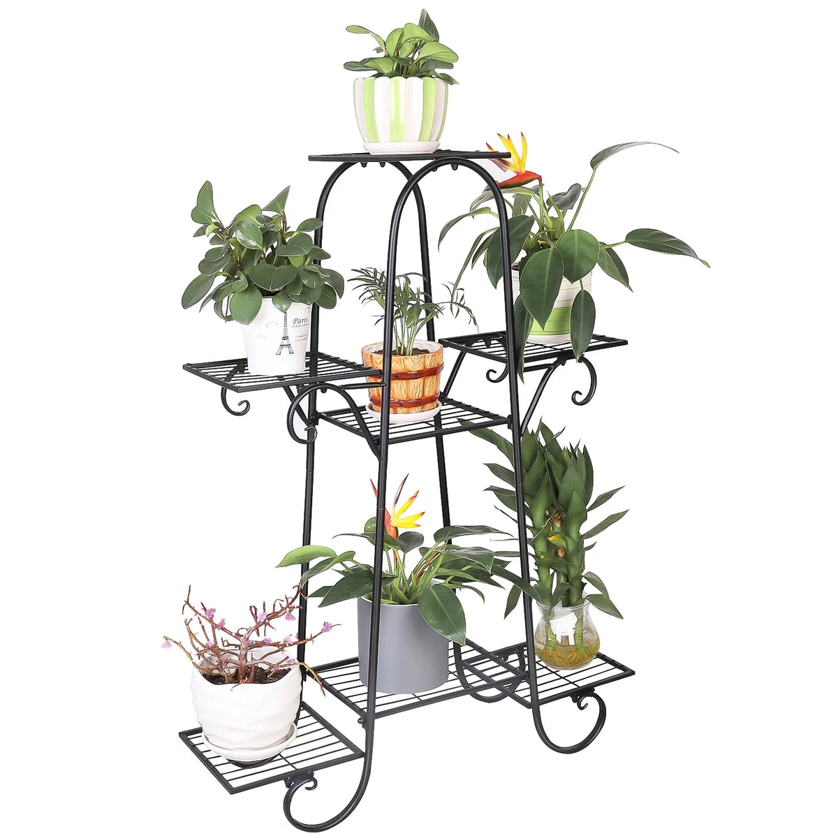 Metal 7 Pot Plant Stand
