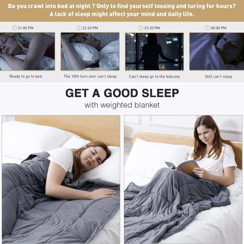 Good Night Sleep Weighted Blanket Queen Size