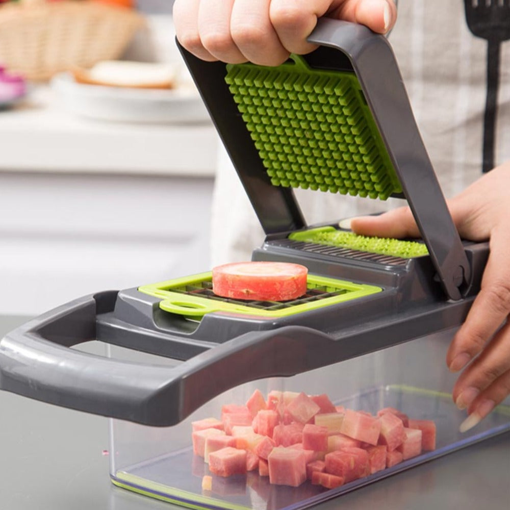 Multifunction Vegetable Fruit Slicer Chopper Food Container