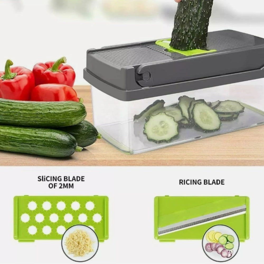 Multifunction Vegetable Fruit Slicer Chopper Food Container